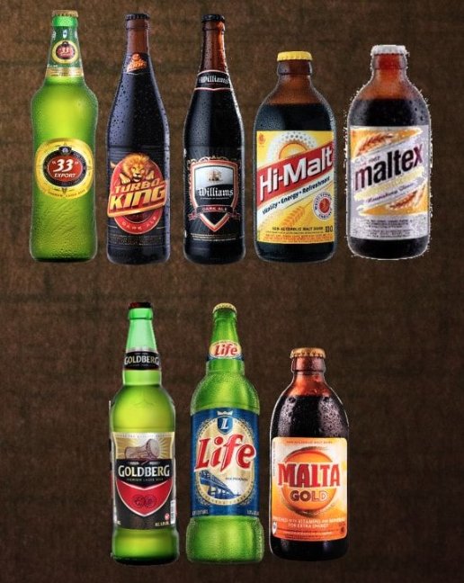Brands brought into the NB fold through the Sona, Life and Consolidated Breweries acquisitions